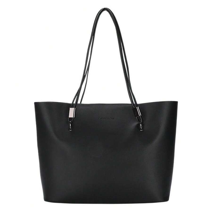 Tote Bag Large Shopping Bag For Women 21 Simple And Elegant Shoulder Bag Soft Leather Texture Commuter Tote Bag