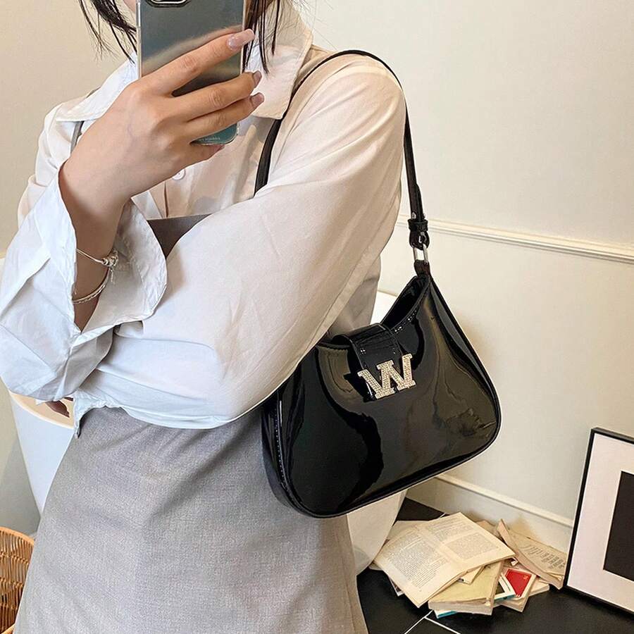 Tote Bag, Stylish Underarm Bag, Handbag For Women, Simple And Fashionable Shoulder Bag, Textured And Unique Crossbody Small Bag