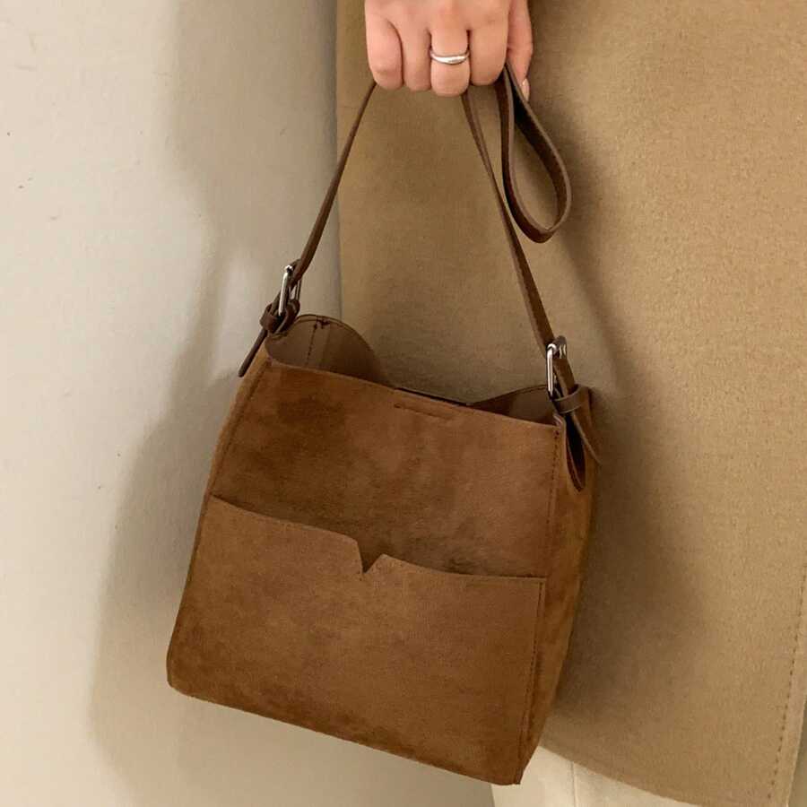 Tote Bags For Women Vintage Versatile Women'S Bag, Fashionable Commuter Shoulder Bag, Casual Crossbody Bag
