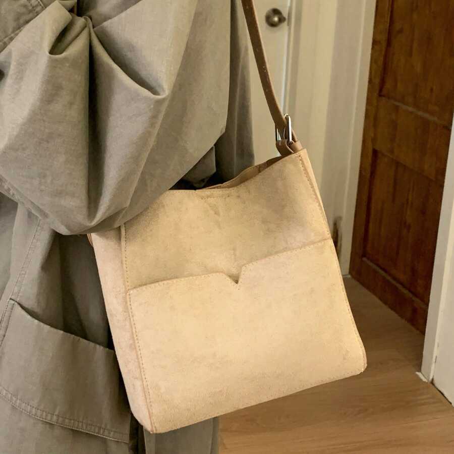 Tote Bags For Women Vintage Versatile Women'S Bag, Fashionable Commuter Shoulder Bag, Casual Crossbody Bag
