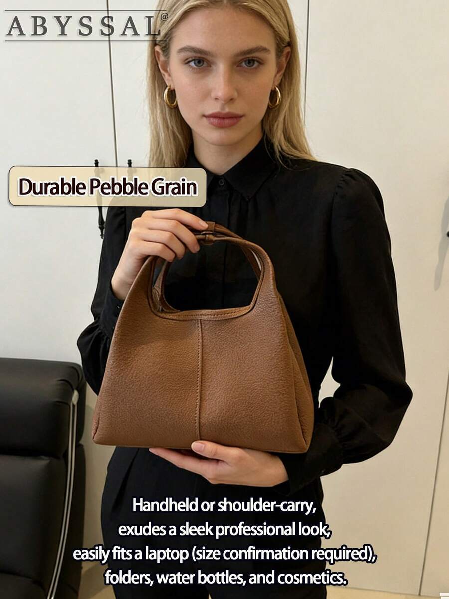 Large Capacity Soft Tote Bag For Women Multi-Way Crossbody Shoulder Bag Faux Leather Purse Top Handle Bag Bucket Bag Back To School Outfits