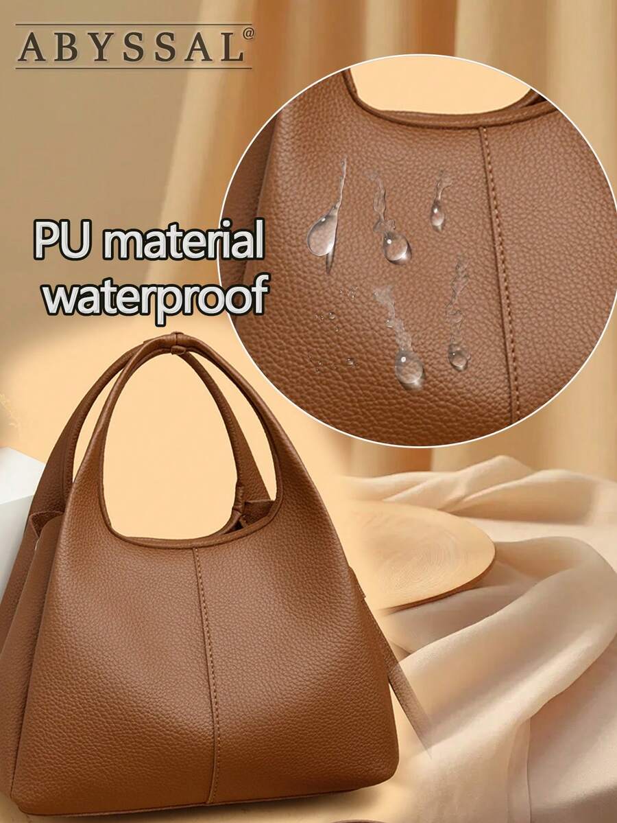 Large Capacity Soft Tote Bag For Women Multi-Way Crossbody Shoulder Bag Faux Leather Purse Top Handle Bag Bucket Bag Back To School Outfits
