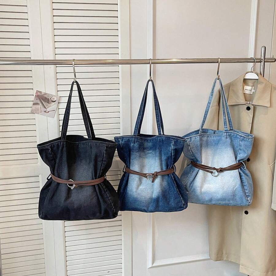 Bags For Women Vintage Relaxed Style Tote Bag For Women, Large Capacity, Fashionable And Versatile Shoulder Commuting Bag