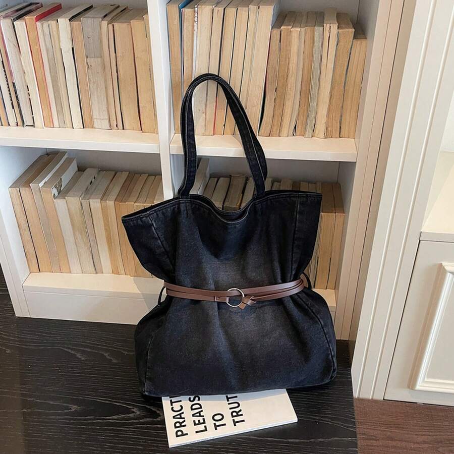 Bags For Women Vintage Relaxed Style Tote Bag For Women, Large Capacity, Fashionable And Versatile Shoulder Commuting Bag