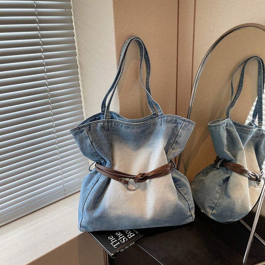 Bags For Women Vintage Relaxed Style Tote Bag For Women, Large Capacity, Fashionable And Versatile Shoulder Commuting Bag