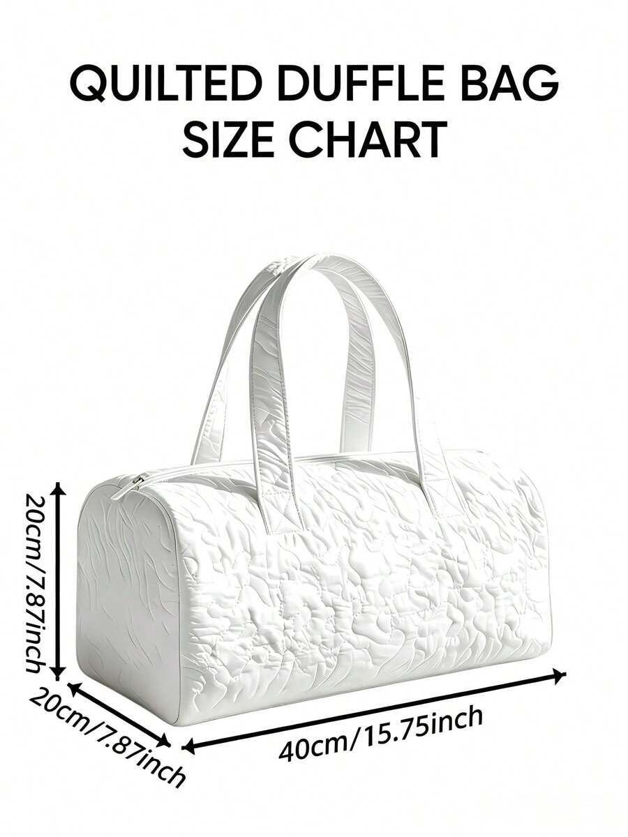 Women 3D Print Quilted Duffle Handbag Large Capacity Travel Bag With Retro Bus Aurora Forest Cabin Star Wildflower Patchwork Print