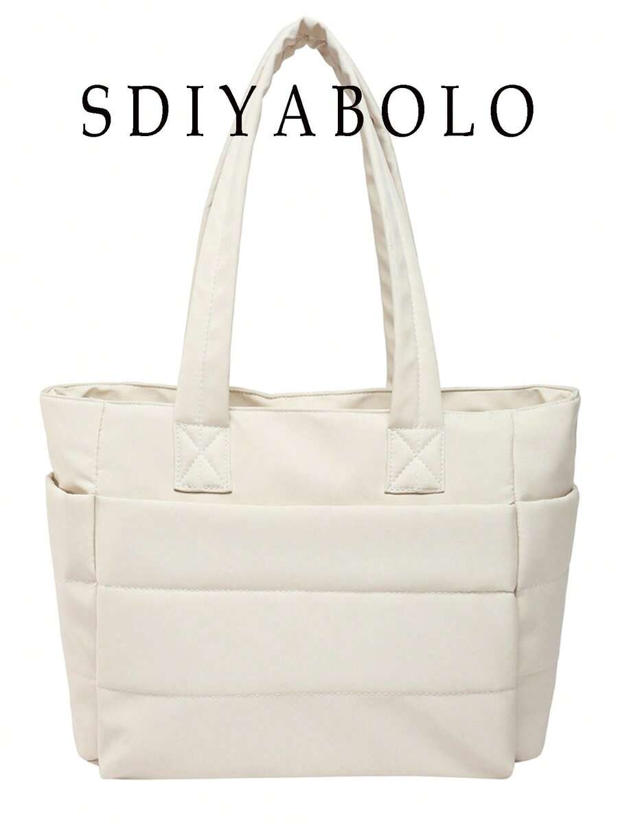 Women's Tote Bag, Lightweight & Fluffy Handbag, Suitable For Travel, Work, Beach, Gym, Shopping, Tote Bags For School,College Essentials, Perfectly Matching With Fall Outfits Women