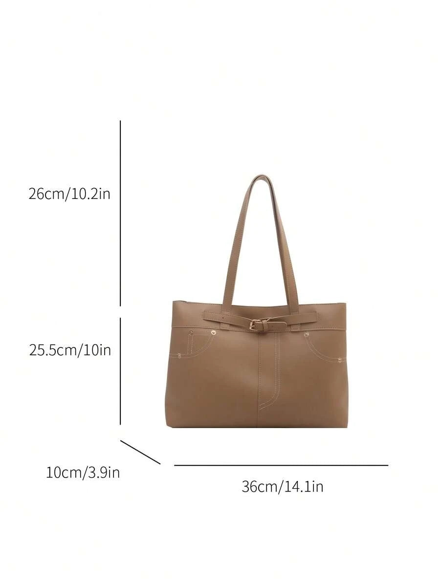 Light Luxury New PU Fashion Design Premium Tote Bag
