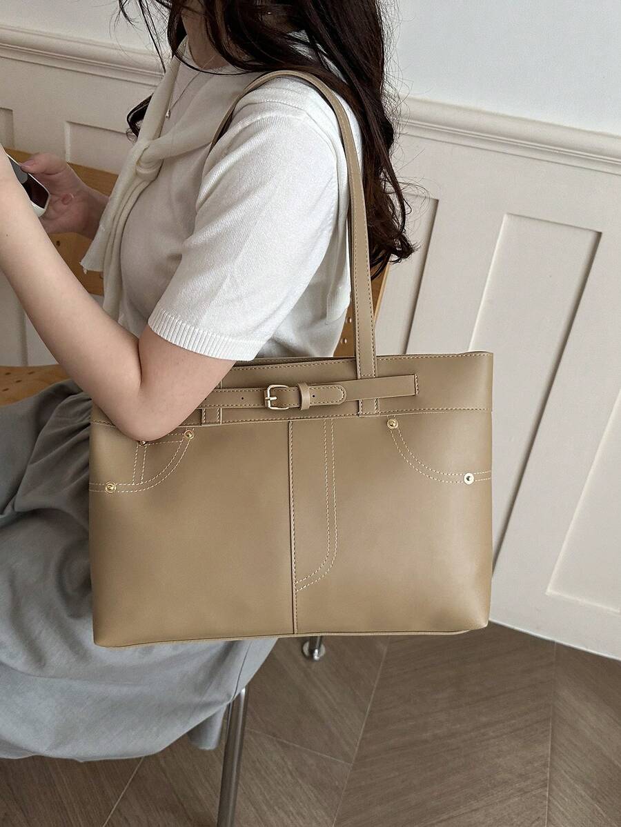 Light Luxury New PU Fashion Design Premium Tote Bag