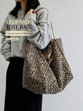 Leopard Print Tote Bag