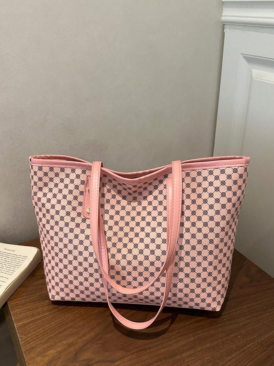 Fashion Casual Large Capacity Tote Bag 2026 New Style Commuter Shoulder Underarm Bag Niche Handbag