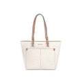 Michael Kors Jet Set Travel Women's Logo Print Shoulder Tote Bag 35F3GTVT3B VANILLA