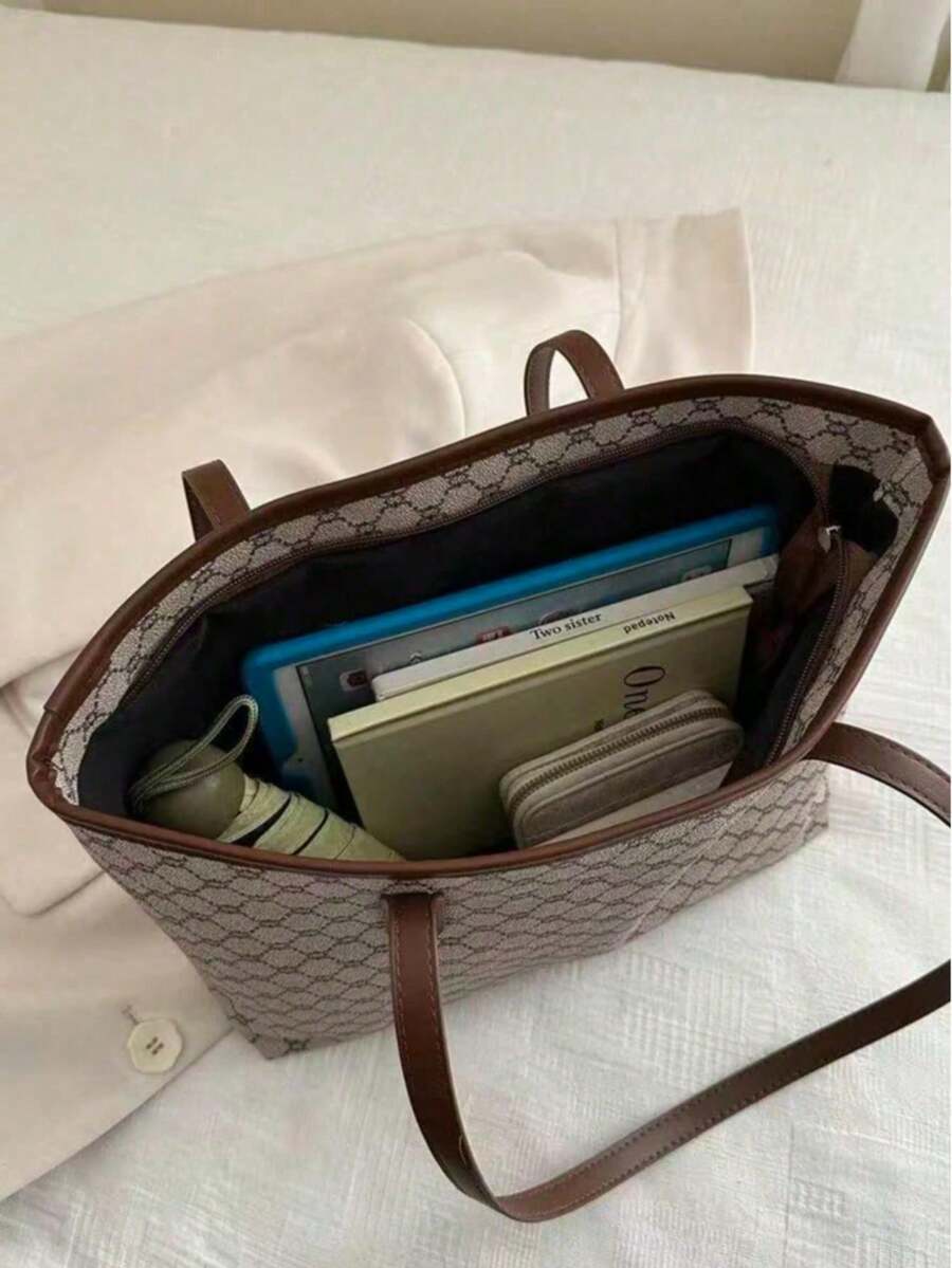 Dedoo 2026 New Fashion Clown Style Luxury Handbag Shoulder Bag Large Capacity Commuter Office Bag, Suitable For Girlfriend Gift Shopping Date