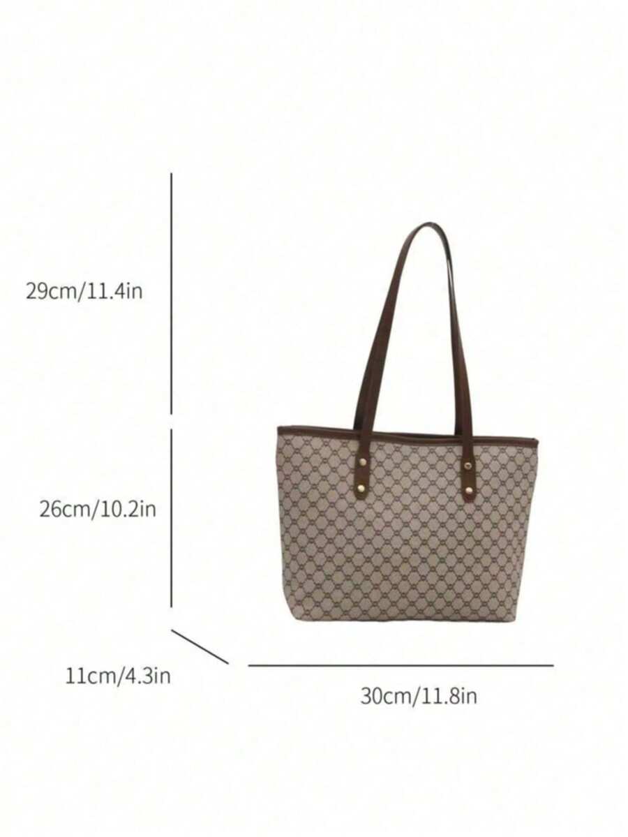 Dedoo 2026 New Fashion Clown Style Luxury Handbag Shoulder Bag Large Capacity Commuter Office Bag, Suitable For Girlfriend Gift Shopping Date