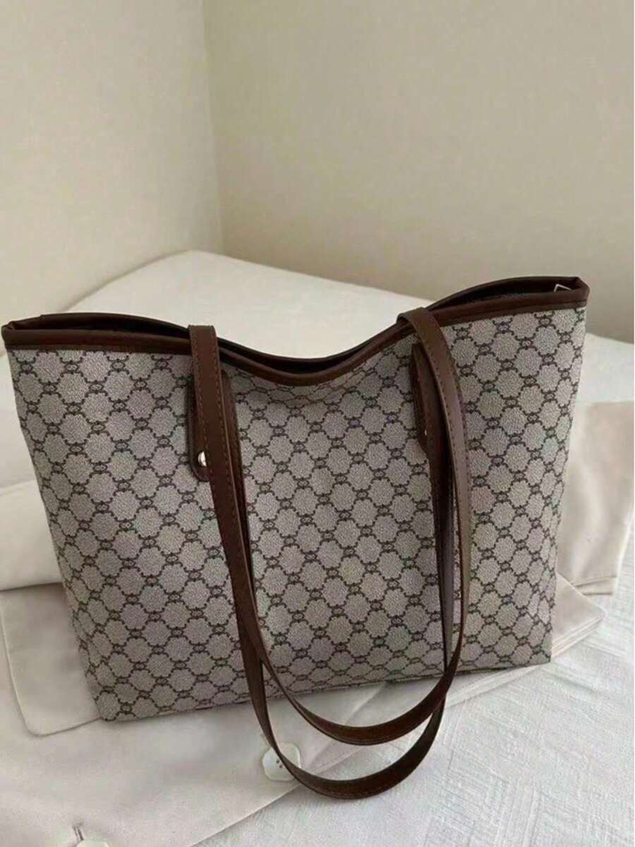 Dedoo 2026 New Fashion Clown Style Luxury Handbag Shoulder Bag Large Capacity Commuter Office Bag, Suitable For Girlfriend Gift Shopping Date