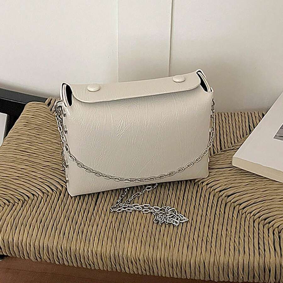 Tote Bags For Women Women'S High-End Chain Handbag, Small Square Bag, Sweet And Cool, Stylish, Suitable For Going Out, Shoulder Or Crossbody Bag