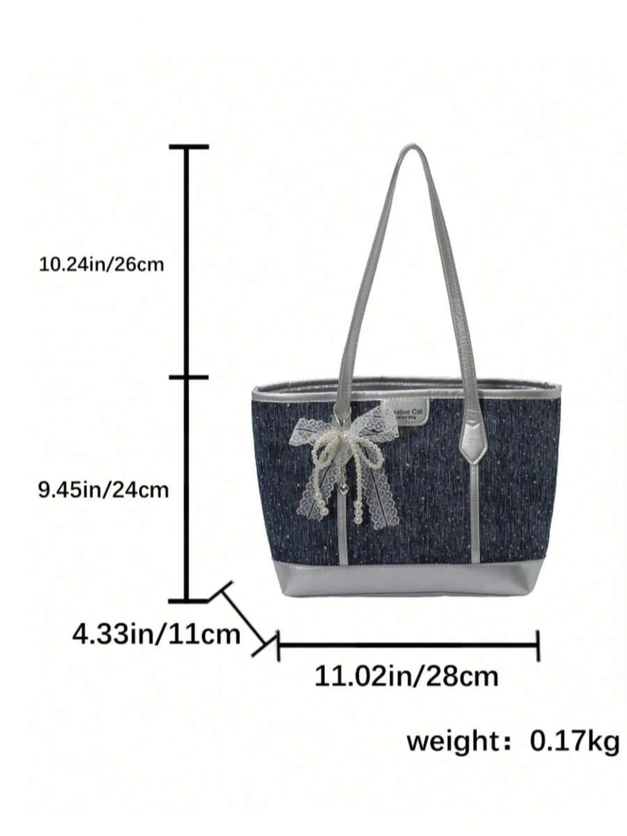 2026 New Women's Fashion Casual Tote Bag, Versatile Retro Shoulder & Crossbody Bag