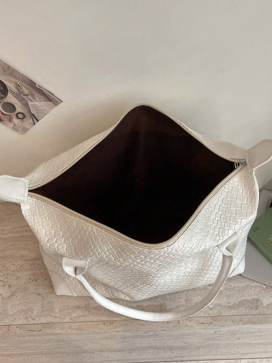 Elegant Women's Shoulder Bag, Large Capacity Genuine Leather Handbag Crossbody Bag, Fashionable Versatile Commuter Casual Women's Bag, High-End Texture Lightweight Design, Waterproof Wear-Resistant Du