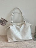 Elegant Women's Shoulder Bag, Large Capacity Genuine Leather Handbag Crossbody Bag, Fashionable Versatile Commuter Casual Women's Bag, High-End Texture Lightweight Design, Waterproof Wear-Resistant Du