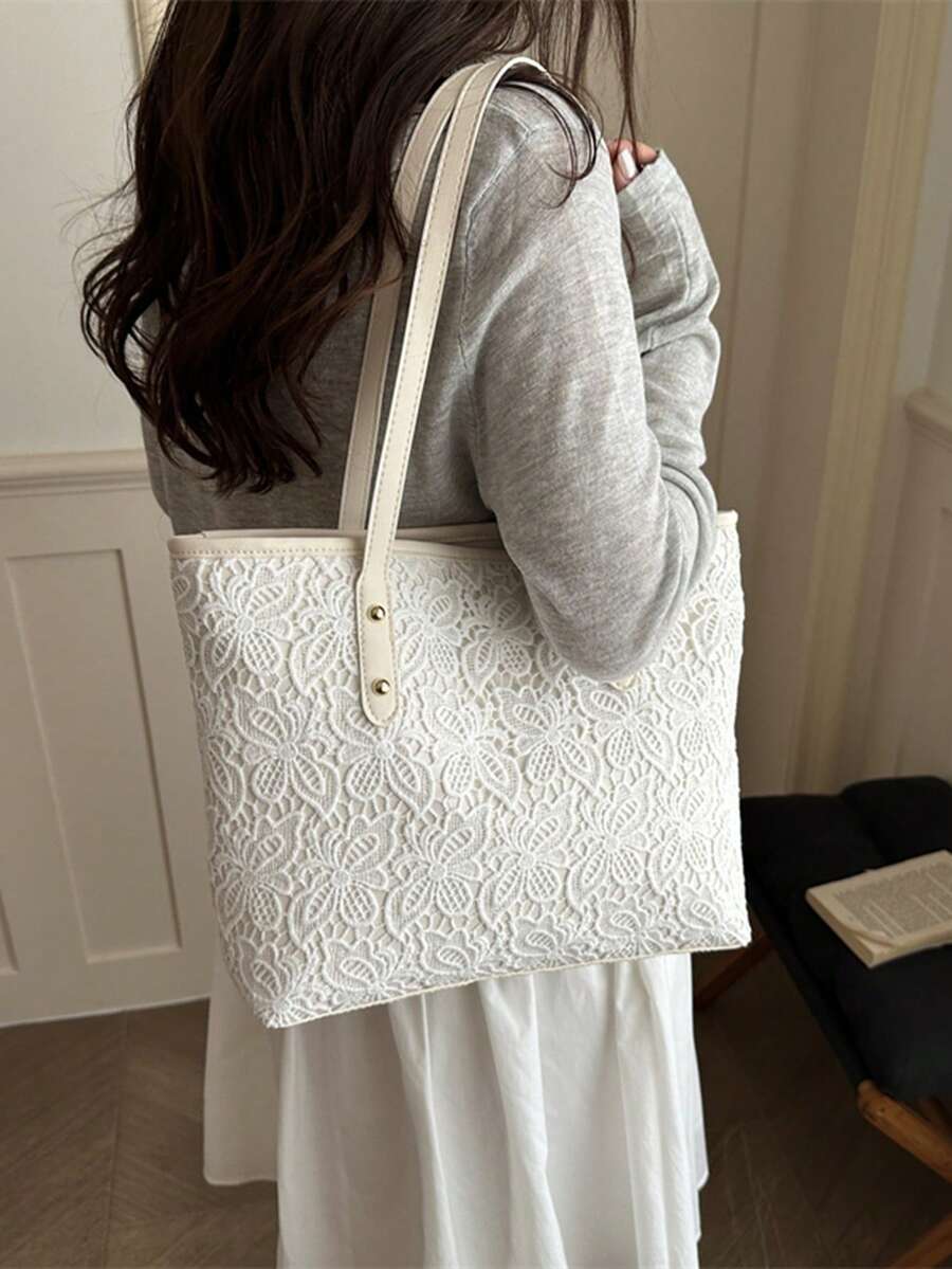 Large Capacity Fashionable Shoulder Bag For Women 2026 New Style Elegant Casual Tote Bag