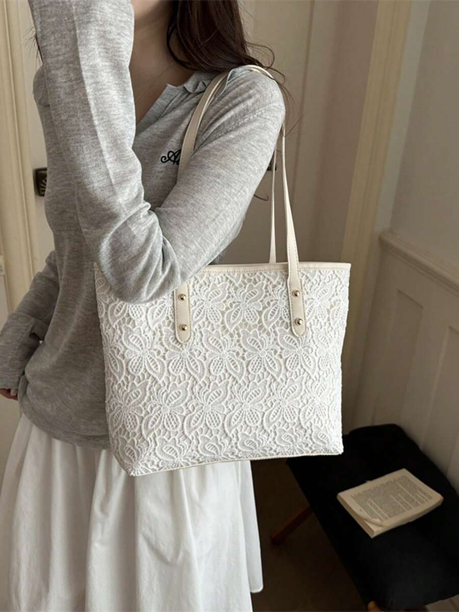 Large Capacity Fashionable Shoulder Bag For Women 2026 New Style Elegant Casual Tote Bag
