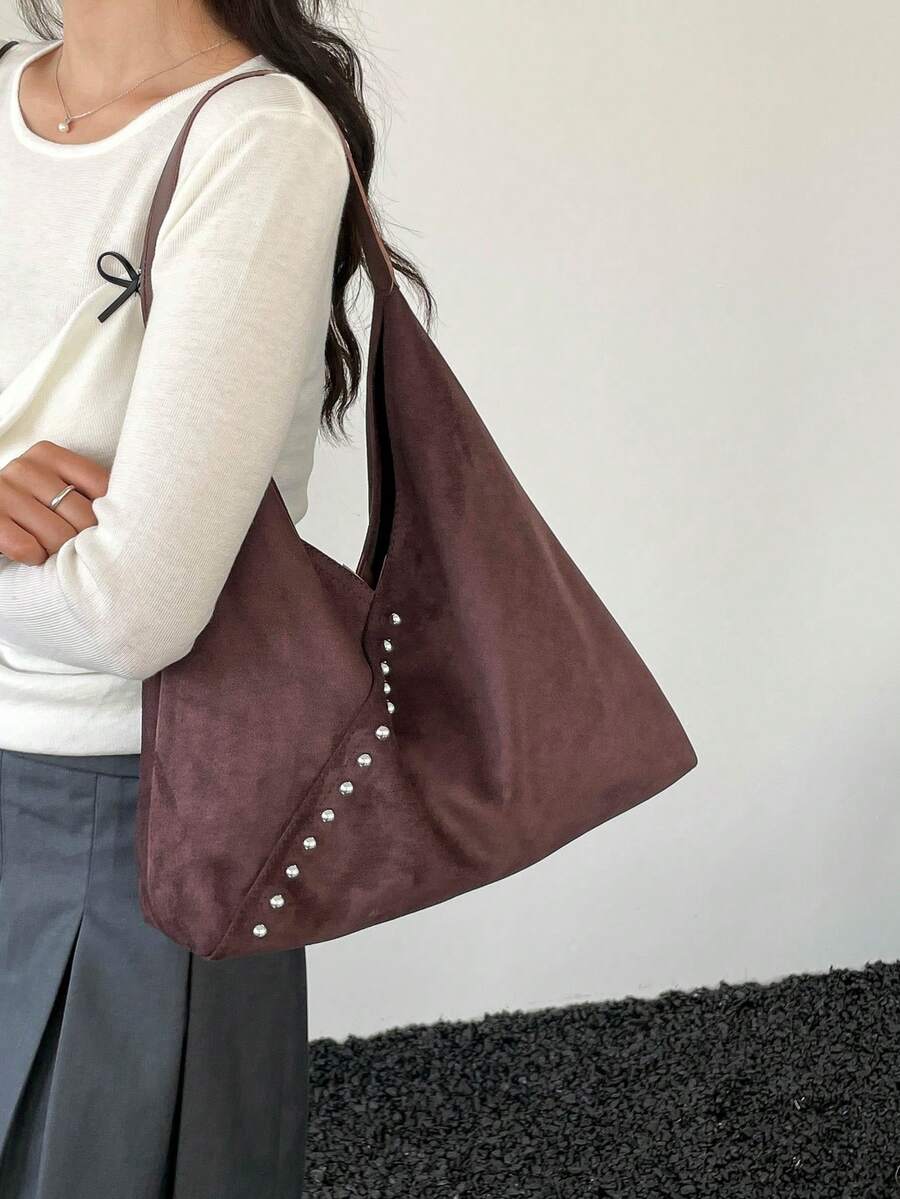 2026 New Style Versatile Shoulder Bag Women Elegant Underarm Bag Minimalist Tote Bag