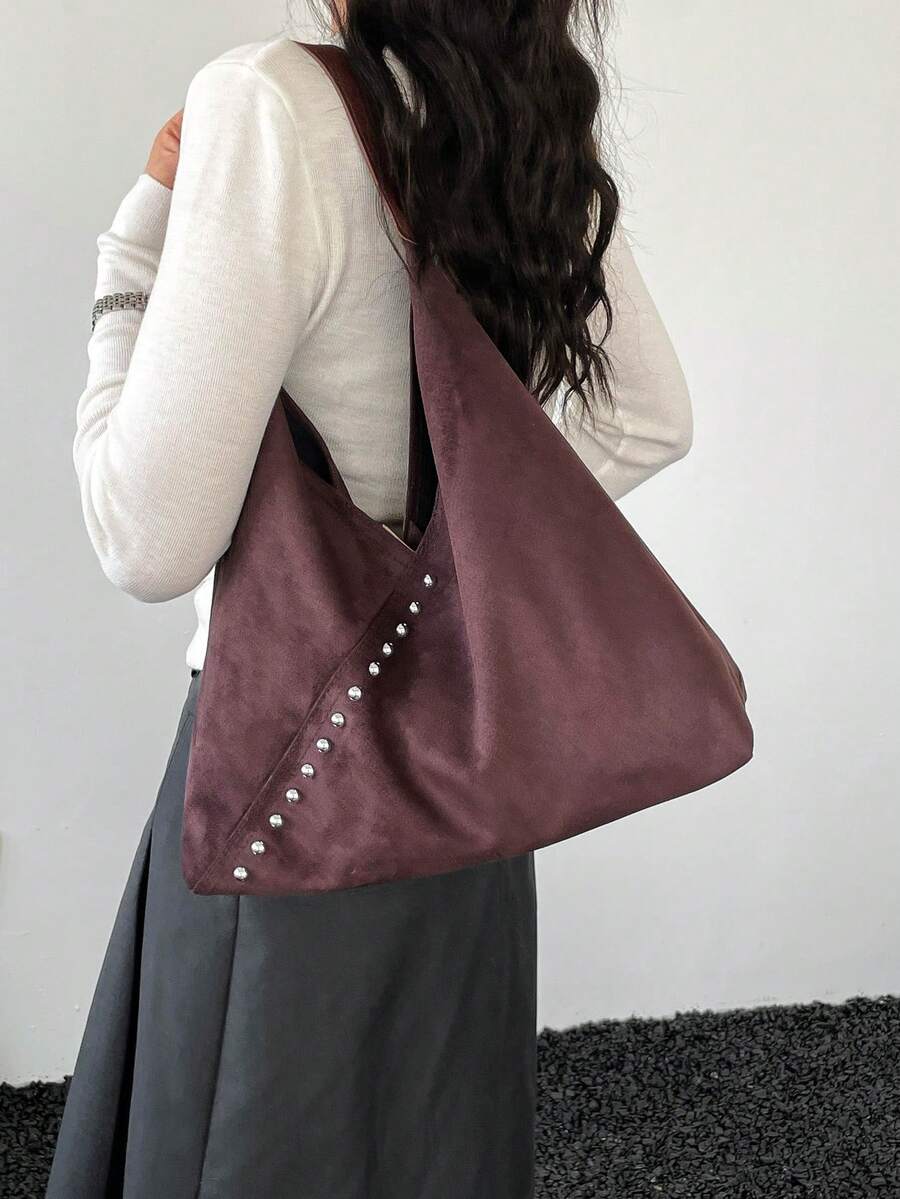 2026 New Style Versatile Shoulder Bag Women Elegant Underarm Bag Minimalist Tote Bag