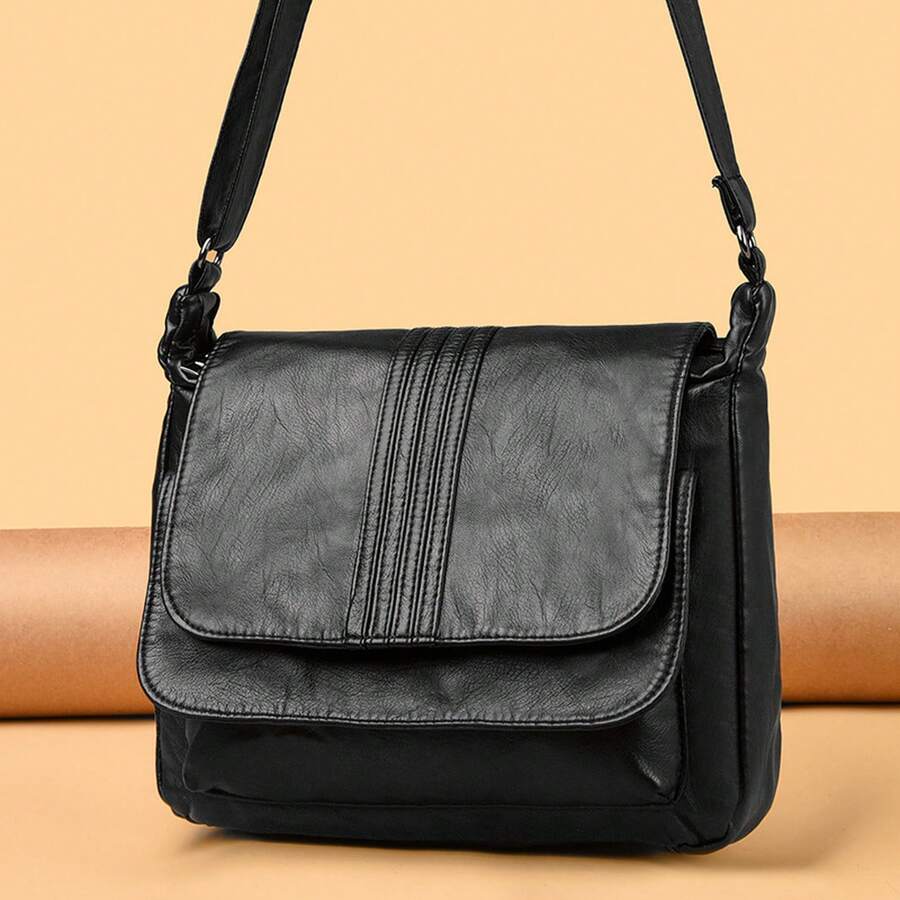 Tote Bags Casual Simple Dumpling Crossbody Bag For Women, Denim, Suitable For Students And Commuting, Large-Capacity Shoulder Tote Bag