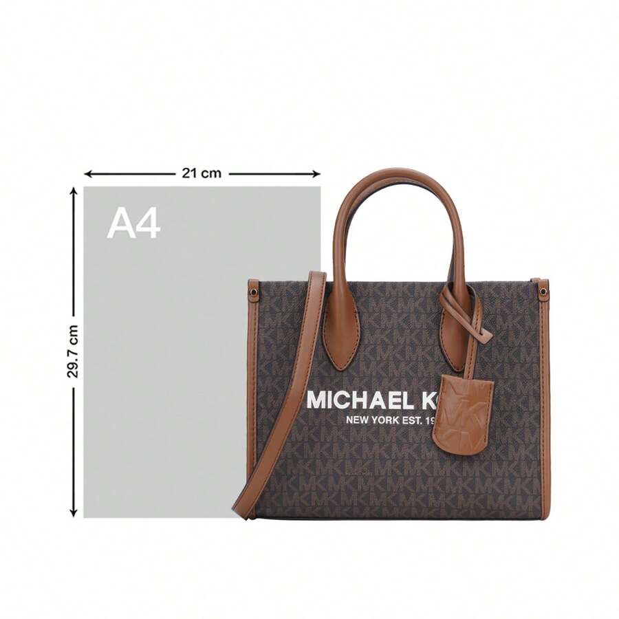 Michael Kors Mirella Women's Shoulder Bag And Crossbody Bag 35F2G7ZC5B BROWN