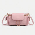 Tote Bag With A High-End Feel, Diamond-Patterned Chain Biker Bag For Women, Versatile Oil Wax Leather Underarm Bag For Autumn, Mini Backpack