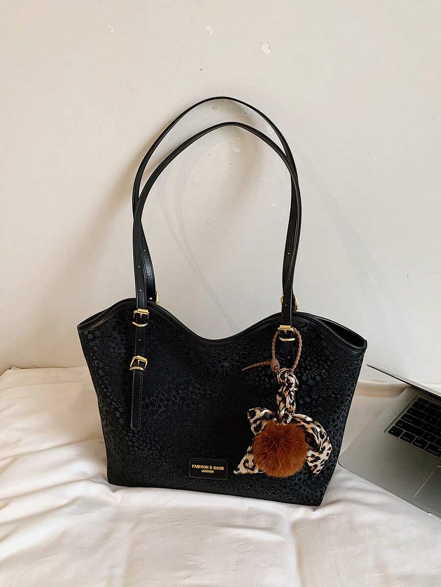 2026 New Vintage Chic Large Capacity Tote Bag Women's Handbag Commuter Bag Highly Attractive Shoulder Bag