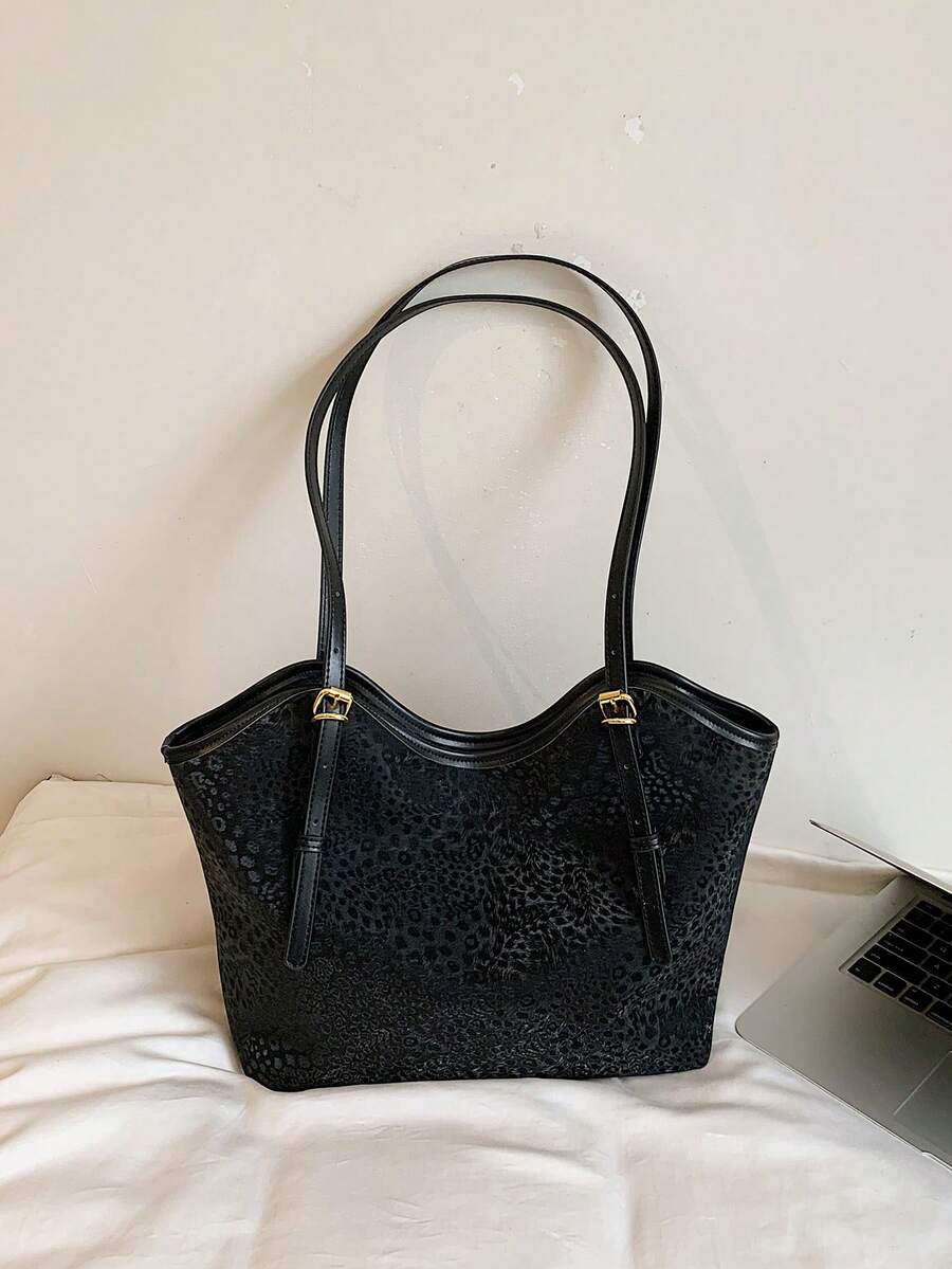 2026 New Vintage Chic Large Capacity Tote Bag Women's Handbag Commuter Bag Highly Attractive Shoulder Bag