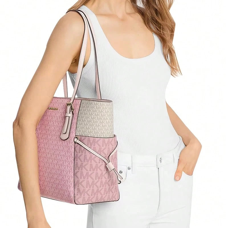 Michael Kors Voyager Multi Color Signature Logo Women's Shoulder Bag