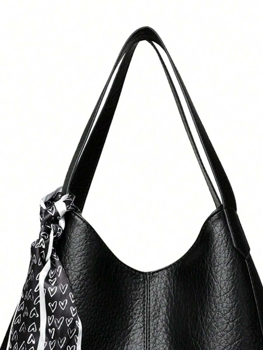 2026 Vintage Large Capacity Tote Bag Women's Handbag Commuter Shoulder Crossbody Bag Fashion PU Leather Large Capacity Messenger Crossbody Bag