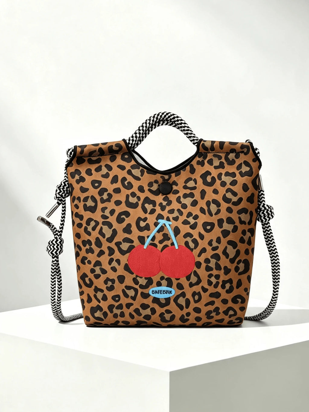 Niche New Design Premium Quality Vintage Leopard Print Shoulder Crossbody Bag, Business Commute Shopping, Date Handheld Tote Bag, Large Capacity Highly Attractive Women's Bag
