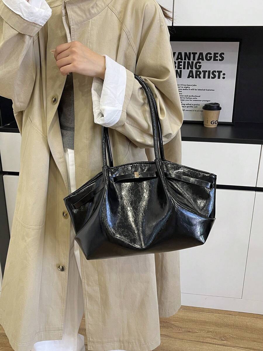 Hot-Selling Fashion Versatile New Design High-Quality Minimalist Vintage Shoulder Underarm Bag Casual Tote Handbag Suitable For Daily Matching, Shopping, Dating Women's Bag
