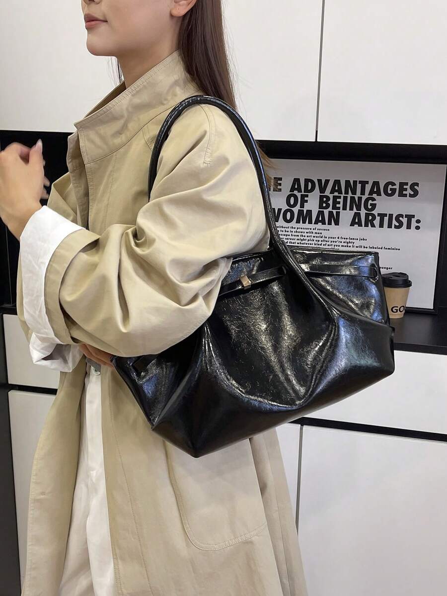 Hot-Selling Fashion Versatile New Design High-Quality Minimalist Vintage Shoulder Underarm Bag Casual Tote Handbag Suitable For Daily Matching, Shopping, Dating Women's Bag