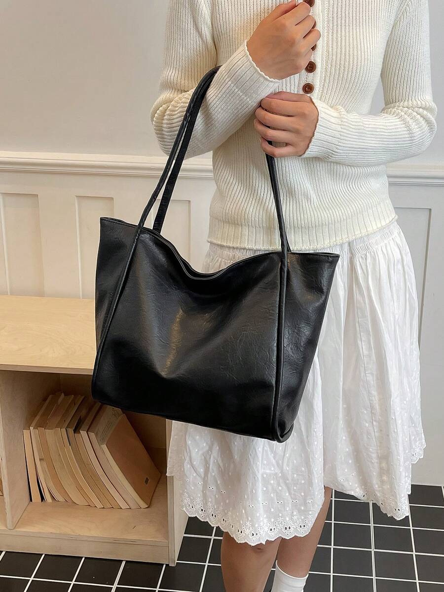 Women's New Tote Bag Large Capacity Commuter Handbag Shoulder Bag