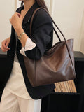 Women's New Tote Bag Large Capacity Commuter Handbag Shoulder Bag