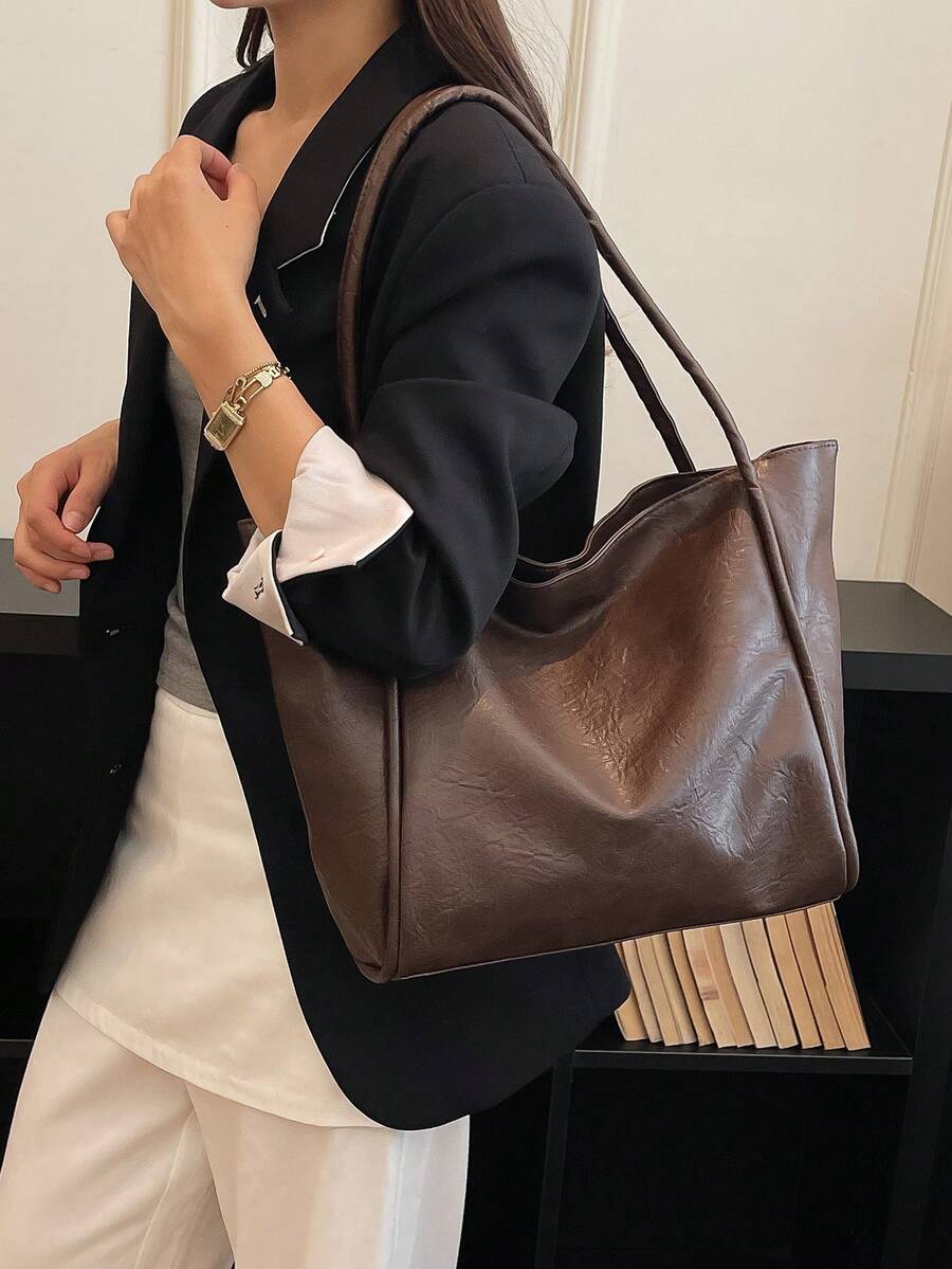 Women's New Tote Bag Large Capacity Commuter Handbag Shoulder Bag
