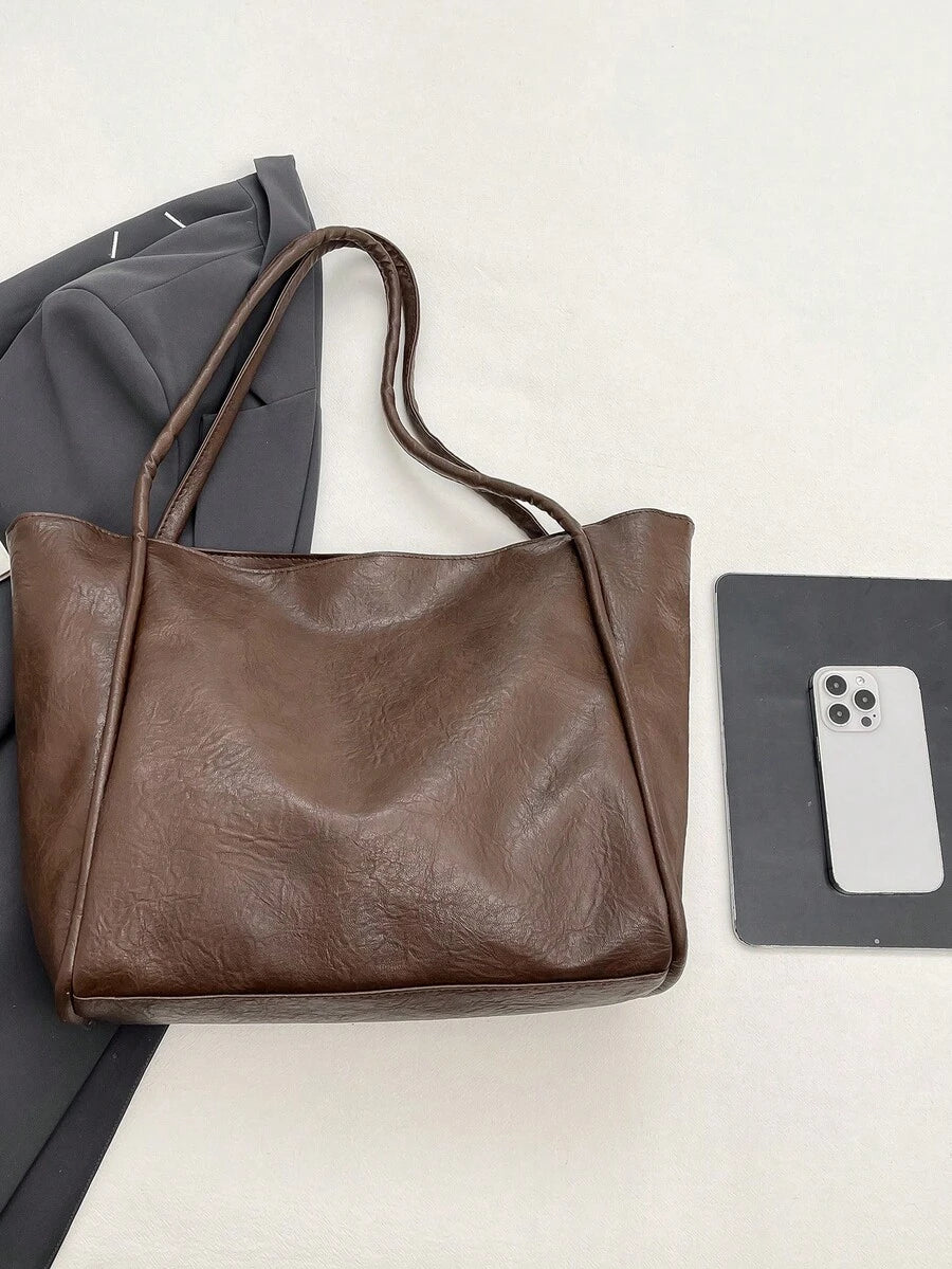 Women's New Tote Bag Large Capacity Commuter Handbag Shoulder Bag