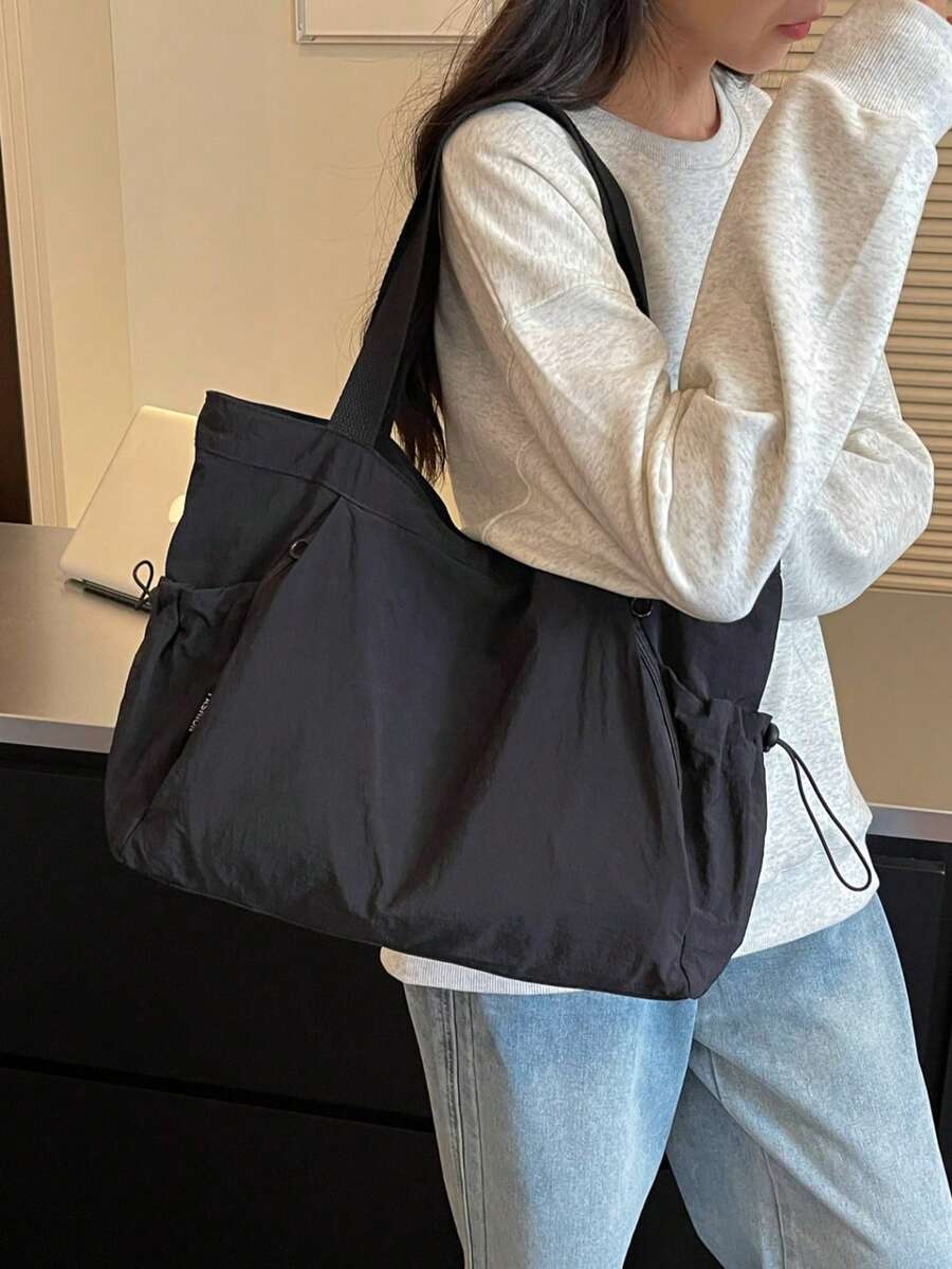 2026 Autumn New Large Capacity Fashionable Minimalist Vintage Shoulder Underarm Bag, Handbag
