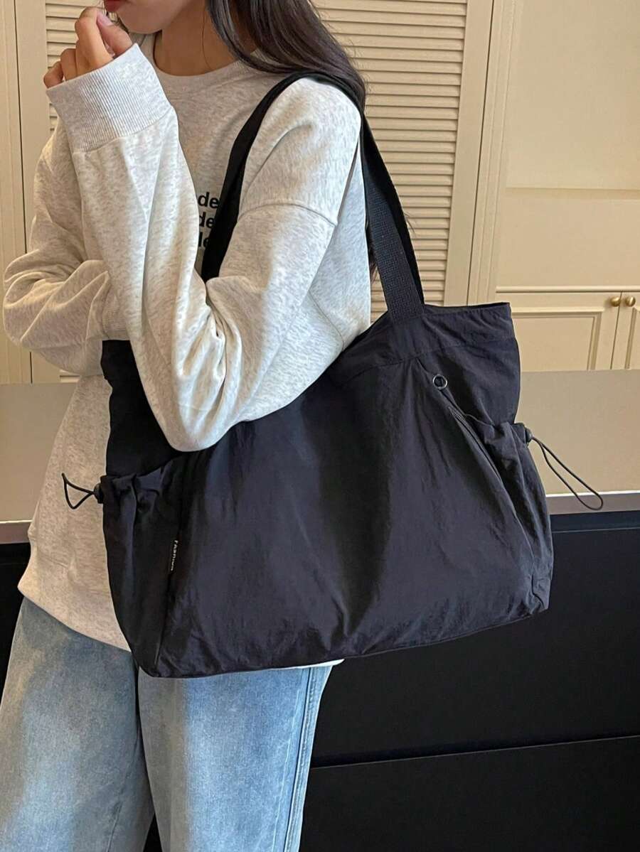2026 Autumn New Large Capacity Fashionable Minimalist Vintage Shoulder Underarm Bag, Handbag