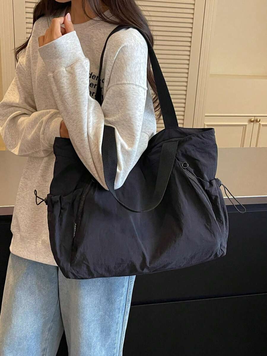2026 Autumn New Large Capacity Fashionable Minimalist Vintage Shoulder Underarm Bag, Handbag