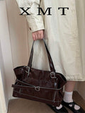 New Fashion Belt Decor Handbag & Shoulder Bag, Suitable For Party, Gathering, Outing, Vacation, Shopping And Daily Use, Can Store Coins, Phone, Also As Commuter Bag For White-Collar, College Students