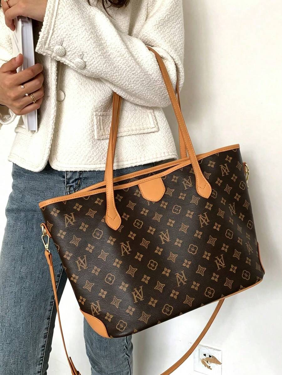 2026 New Fashion Clown Style Luxury Handbag Shoulder Bag Large Capacity Office Bag Suitable As A Gift For Girlfriend Perfect For Shopping And Dating
