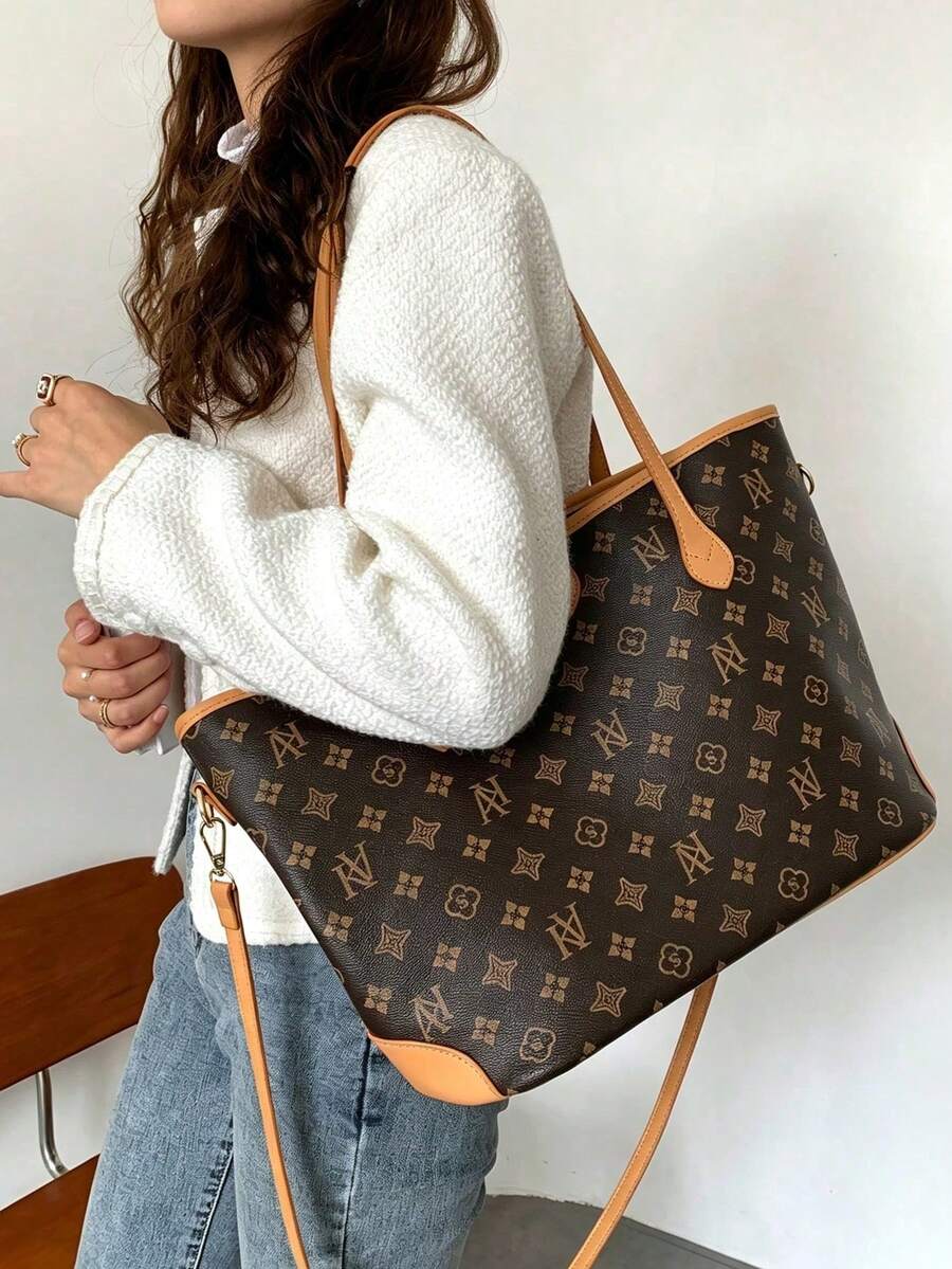 2026 New Fashion Clown Style Luxury Handbag Shoulder Bag Large Capacity Office Bag Suitable As A Gift For Girlfriend Perfect For Shopping And Dating
