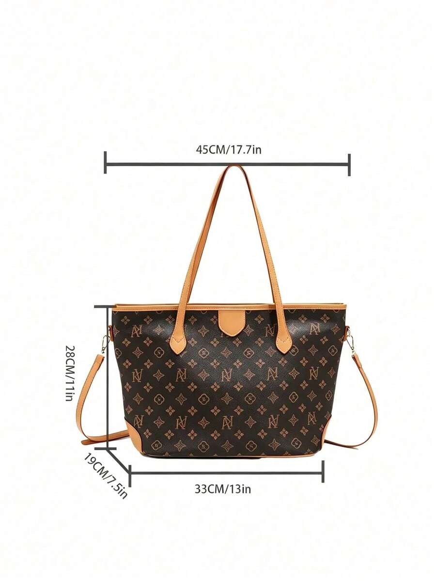 2026 New Fashion Clown Style Luxury Handbag Shoulder Bag Large Capacity Office Bag Suitable As A Gift For Girlfriend Perfect For Shopping And Dating