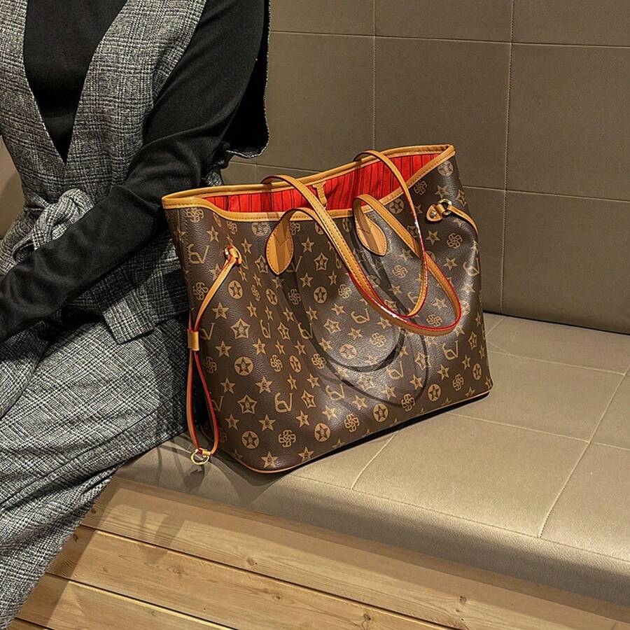 New Fashion Bag, Shoulder Bag, Large Tote Bag, Women's Large-Capacity Bag