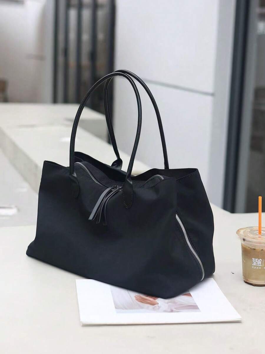 Niche Design Multi-Compartment Minimalist Handbag 2026 New Fashion Versatile Shoulder Crossbody Tote Bag